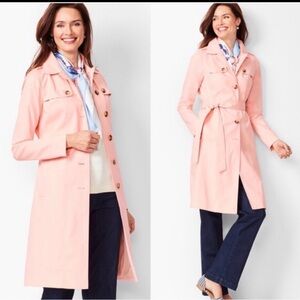 Talbots Light Pink Trench Coat